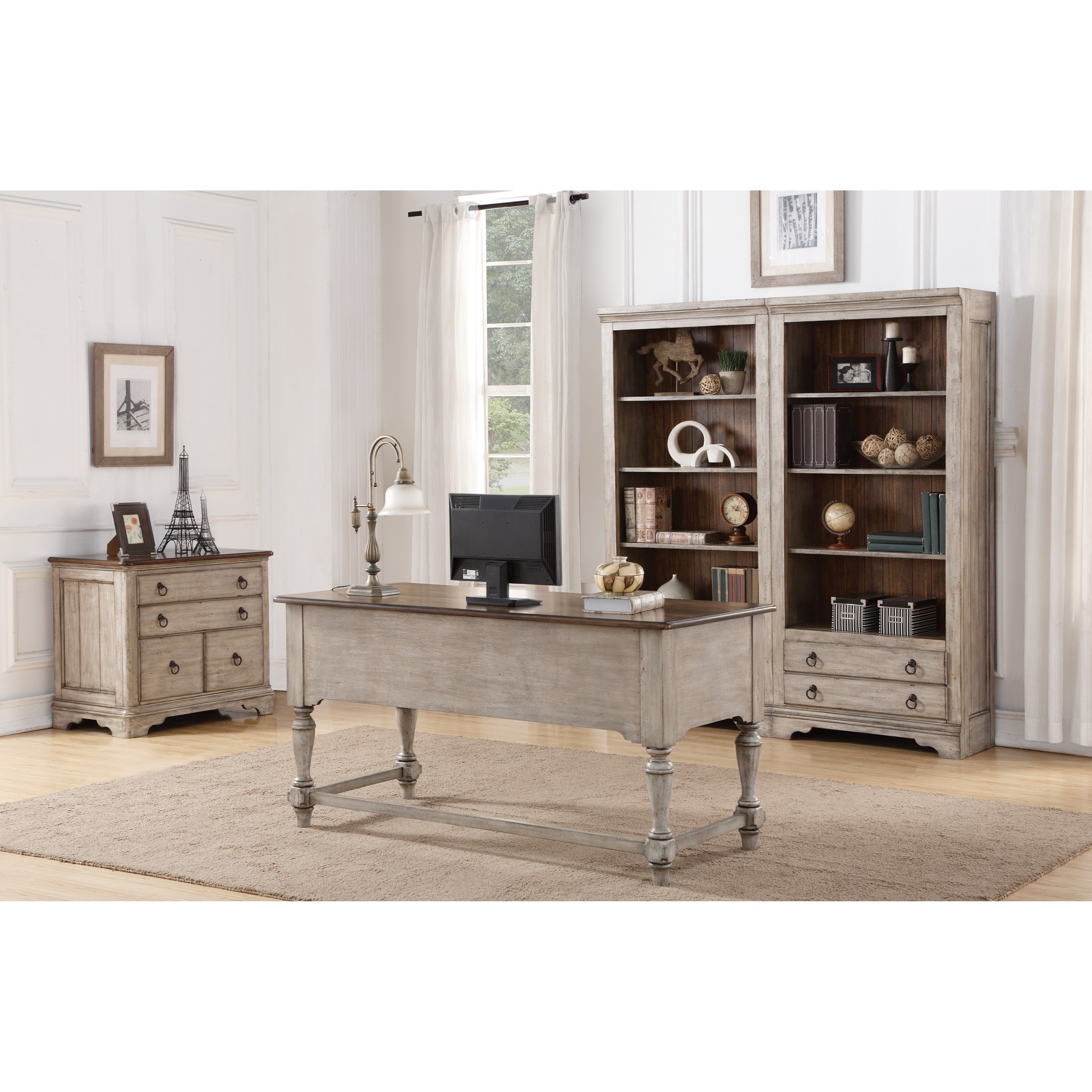 Flexsteel Wynwood Collection Plymouth W1347 Office Group 1 Home Office